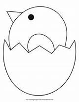 Egg Easter Coloring Chick Hatching Pages Color Printable Primarygames Chicks Print Pdf Colouring Broken Printables sketch template