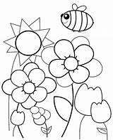 Coloring Spring Pages Meadow Bee Colouring Basic Topcoloringpages Print Popular Sheets Over sketch template