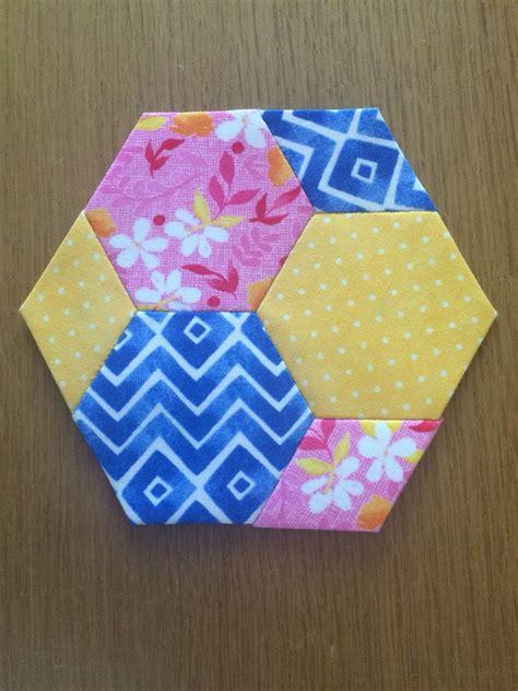 hexagon  katja marek block  marie hexagon quilt paper