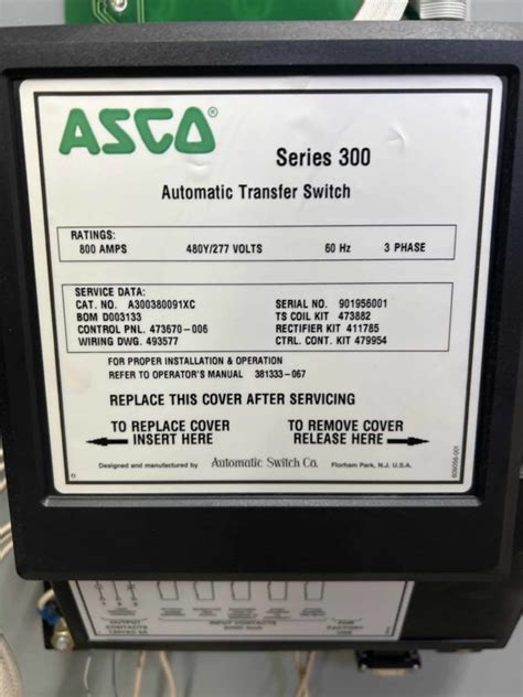 asco series    automatic transfer switch ci group