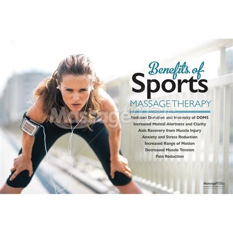 massage therapy for athletes poster