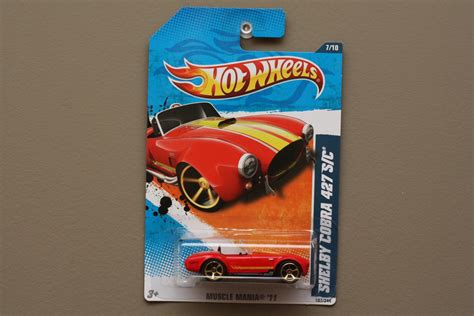 Hot Wheels 2011 Muscle Mania Shelby Cobra 427 S C Red Kmart Excl