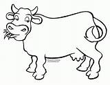 Cow Coloring Pages Cartoon Animals Printable Dairy Cows Clipart Moo Colouring Spots Animal Cliparts Drawing Print Color Para Clip Easy sketch template