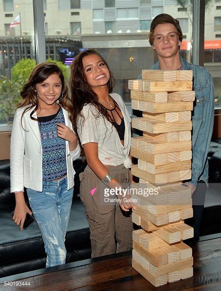 cree cicchino isabela moner and jace norman attend breanna ydes 13th