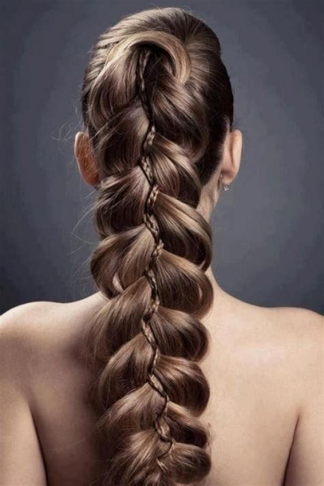 elegant hairstyle  important occasion fancy braid pictures