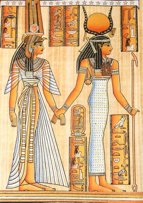 Cleopatra Ancient Egyptian Drawings The Ancients History