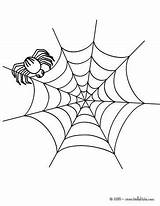 Aranha Colorir Aranhas Spinnennetz Spinne Ihrem Teia Hellokids sketch template