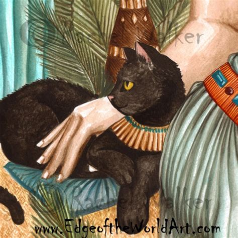 Bastet Bast Egyptian Cat Goddess Goddesses Black Cat Etsy
