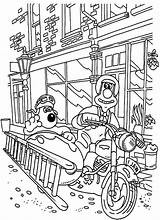 Coloring Gromit Wallace Pages Popular sketch template