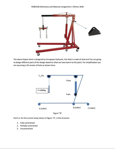 solved robo mechanics  material assignment  winter cheggcom