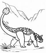 Coloring Ankylosaurus Great Pages Children sketch template