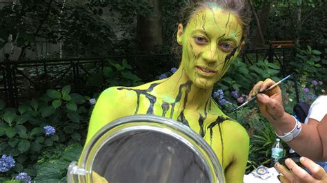 Nude Models Become Artists Canvases On Nyc Bodypainting