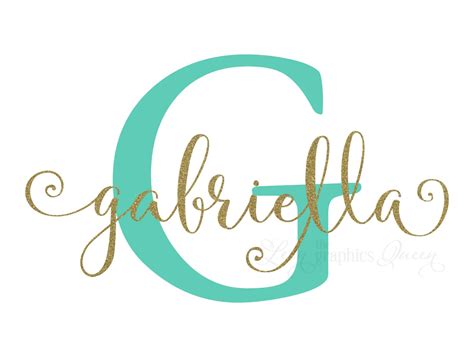 wall decal script lettering  initial trendy monogram etsy
