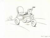 Coloring Tres Book Trike sketch template