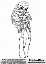 Monster High Pages Coloring Abbey Bominable Characters Colouring Printable Getcolorings Printerkids Dolls Choose Board sketch template