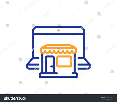 marketplace icon images stock  vectors