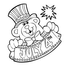 top   printable   july coloring pages  fourth