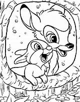Bambi Thumper sketch template