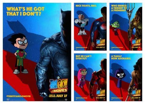 new teen titans go to the movies posters and trailer