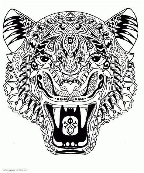 printable wild animals colouring printable coloring pages