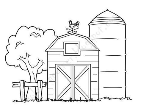 barn coloring pages  print printable farm animal