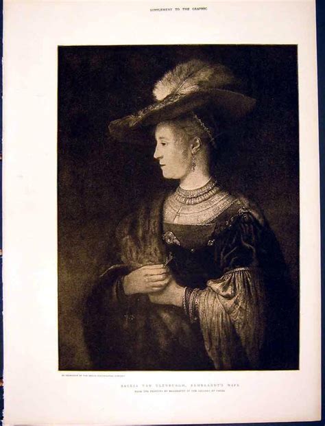 Amazon｜saskia ヴァン Ulenburgh レンブラントの妻の肖像画の印刷物 1898｜アートワーク・ポスター オンライン通販