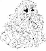 Chibi Coloring Pages Princess Disney Cute Anime Sketchite Animal sketch template