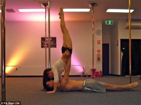 hobart couple reveal pole dancing improved their sex life daily mail online