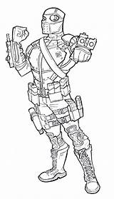 Coloring Pages Deadshot Printable Dc Getcolorings Comics Template sketch template