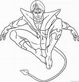 Men Nightcrawler Coloring Pages Coloring4free Printable Superheroes Coloriage Comic Drawing Drawings Outlines Imprimer Gratuit Getcolorings Related Posts Book Yahoo Search sketch template