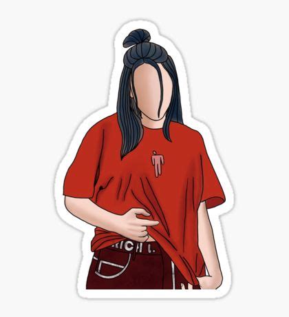 billie eilish stickers bubble stickers red bubble stickers tumblr stickers