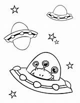 Coloring Pages Alien Kids Choose Board Printable Cute sketch template