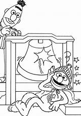 Coloring Liberty Bell Printable Popular Grover Super sketch template