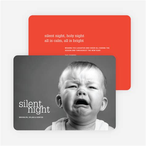 silent night cards paper culture