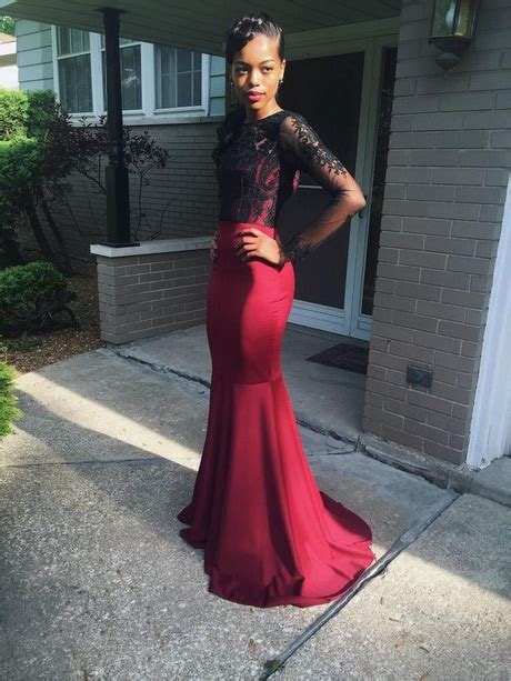 Red And Black Prom Dresses 2017