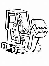 Coloring Construction Pages Kids Tools Colouring Machines Excavators Printable Truck Printables Equipment Vehicles Sheets Book Clipart Children Fun Shovel Steam sketch template