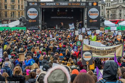 marchwomen  thousands march  gender equality care