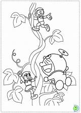 Doraemon Coloring Dinokids Pages Close Getdrawings sketch template