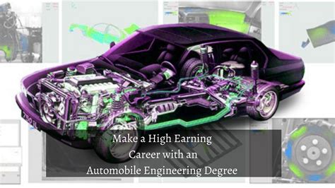 high earning career   automobile engineering degree