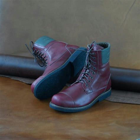 kraken red maroon series material upper pull  leather insole leather polyfoam lining