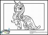 Pony Pegasus Cadence Cadance Elsa Coloring99 Coloringhome Mewarna Celestia Angles Mildred sketch template