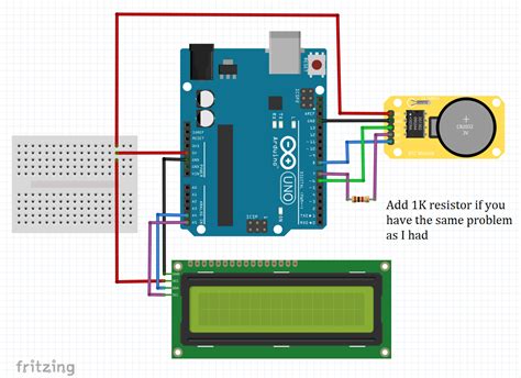 simply  ds rtc module  arduino board  lcd screen