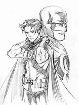 Tim Drake Robin Red Drawing Marcus Dc Sketch Pages Coloring Batman Ghul Al Template Getdrawings Choose Board Stephanie Brown sketch template