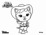 Callie Sheriff Oeste Imprimir Gatinha Colorir Disney Tudodesenhos Pintarcolorear Acolore sketch template