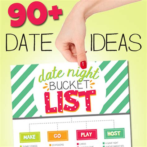 90 date ideas printable date night bucket list the dating divas