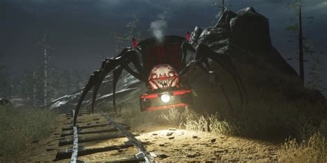 choo choo charles trailer reveals game  demonic spider train