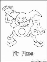 Mime Lightning Colouring sketch template