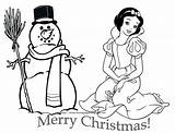 Coloring Disney Pages Christmas Princess Snow Merry Winter Kids Colorings Print Xmas Characters Stitch Lilo Getcolorings Color Printable Getdrawings Popular sketch template