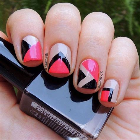 127 best images about geometric nail art on pinterest