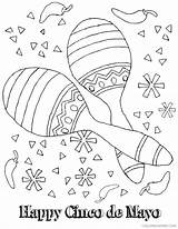 Coloring Mayo Cinco Pages Printable Fiesta Kids Color Maracas Mexican Print Printables Crafts Worksheets Activities Happy Adult Colouring Fire Truck sketch template